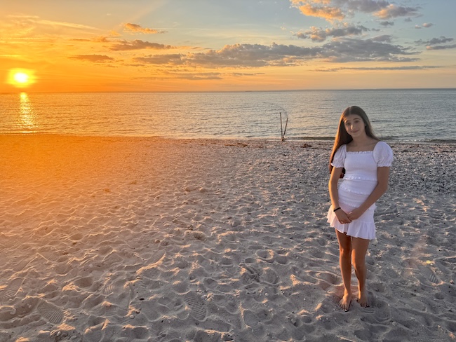 Laia's graduation dinner at La Plage restaurant